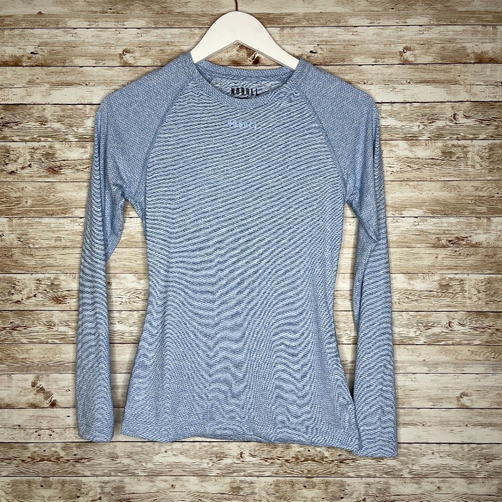 No Bull Project XS Long Sleeve Heather Baby Blue​​​